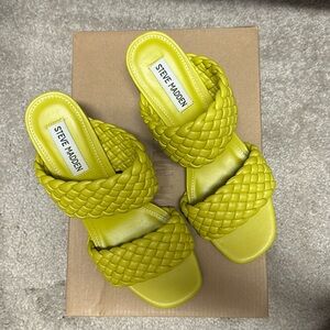 Steven Madden Daphnee Braided Block Heel Sandal